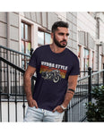 HYDRA STYLE NAVY MEN T-SHIRT