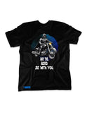 MAY THE ROAD BE WITH YOU BLACK MEN T-SHIRT