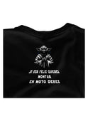 MAY THE ROAD BE WITH YOU BLACK MEN T-SHIRT