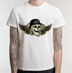 Skull white men t-shirt - iguanacustomcollection