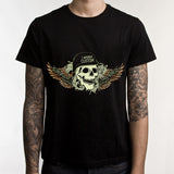 Skull black men t-shirt - iguanacustomcollection