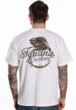 Rusty logo white men t-shirt - iguanacustomcollection